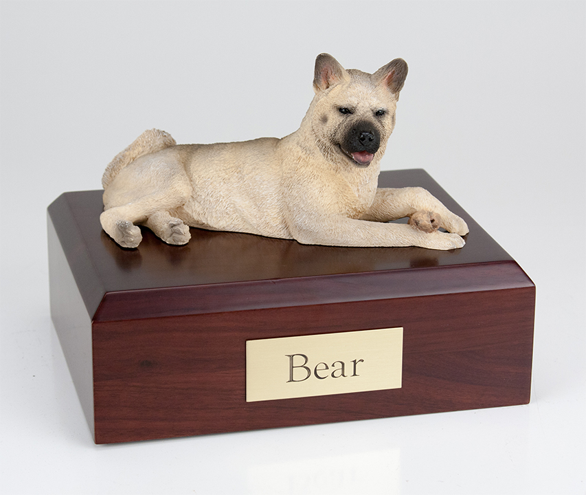 Dog, Akita, Fawn - Figurine Urn