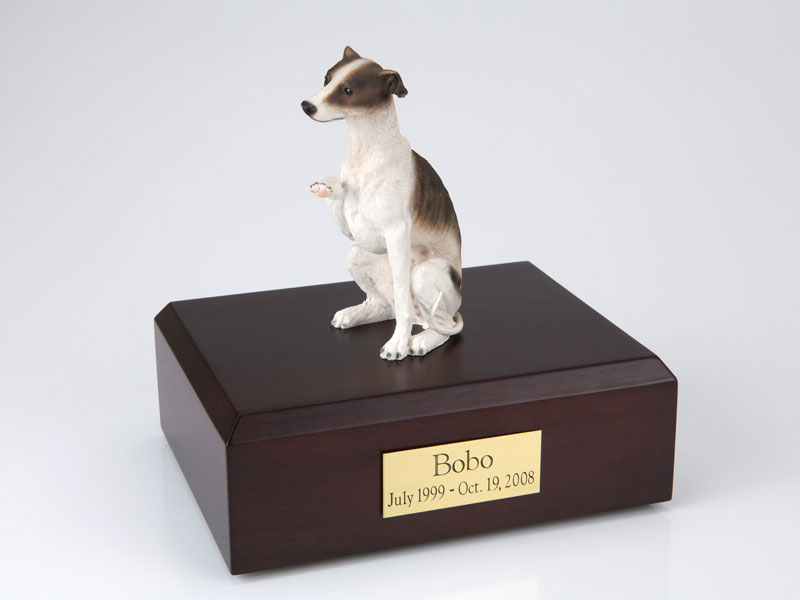Dog, Whippet, Brown - Figurine Urn