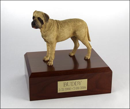 Dog, Bull Mastiff - Figurine Urn