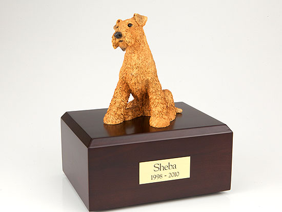 Dog, Airedale Terrier - Figurine Urn