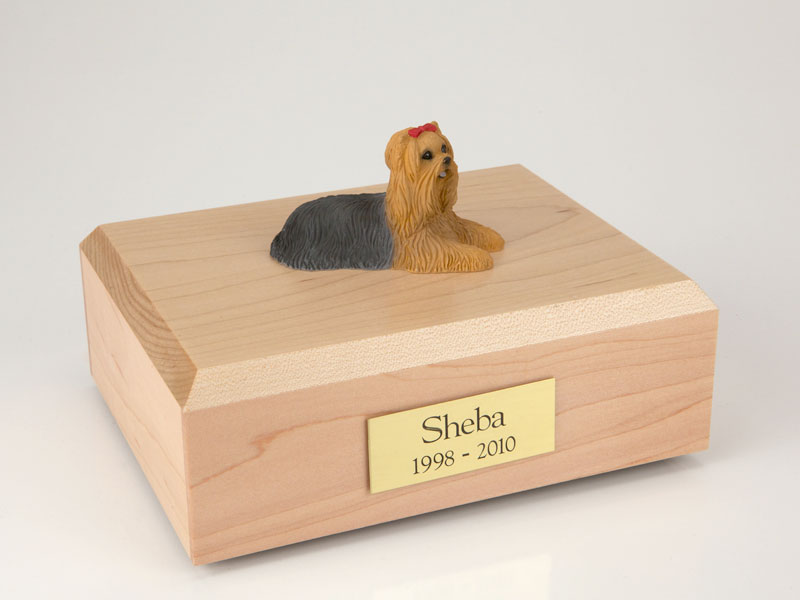 Dog, Yorkshire Terrier - Figurine Urn