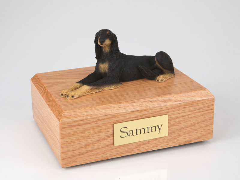 Dog, Saluki, Lying - Figurine Urn