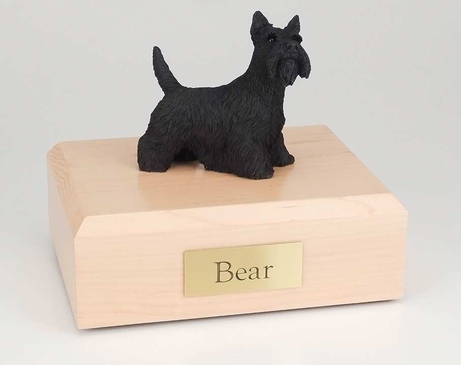 Dog, Scottish Terrier Standing - Figurine Urn