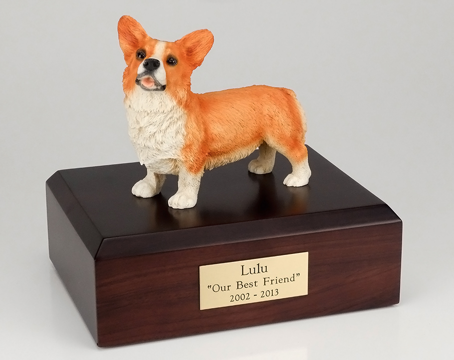 Dog, Welsh Corgi - Figurine Urn