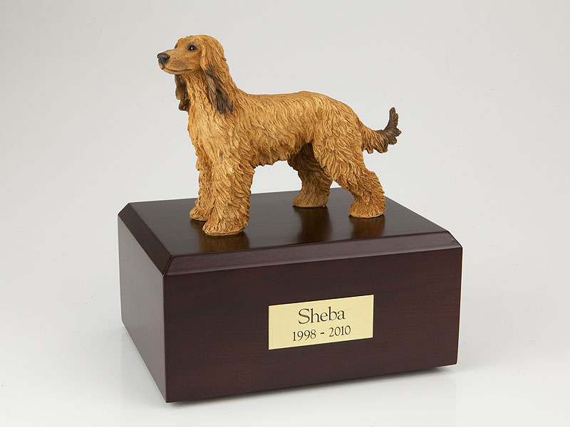 Dog, Afghan Hound - Figurine Urn