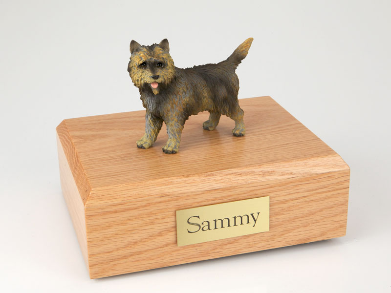 Dog, Cairn Terrier, Brindle - Figurine Urn