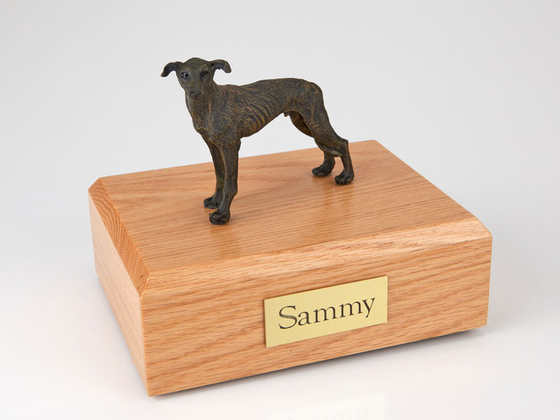 Dog, Greyhound, Brindle - Figurine Urn